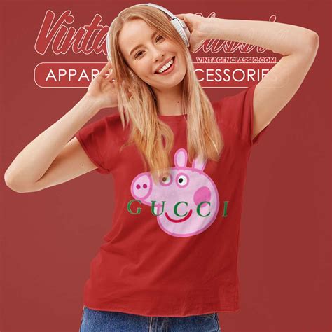 gucci peppa pig shirt|Peppa Pig Gucci merch.